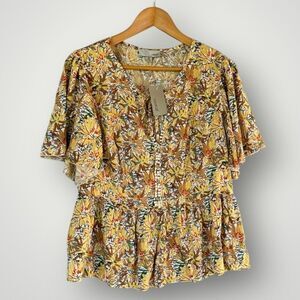 🎉5 for $45🎉 NWT Luukse Top Blouse Shirt Sizd 1XL